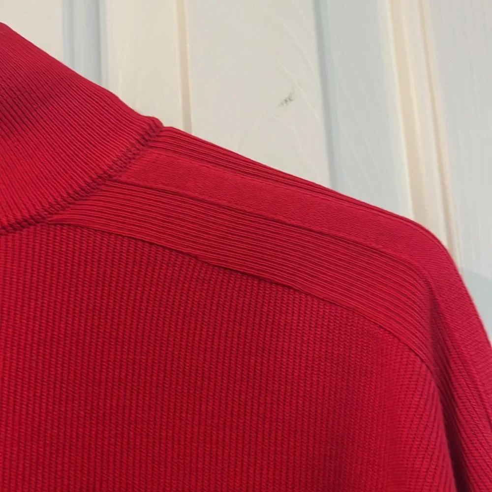 St Croix Men's Red Sweater made in USA USED size L - Picture 8 of 13
